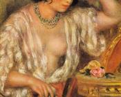 皮埃尔 奥古斯特 雷诺阿 : Gabrielle Wearing Jewelry